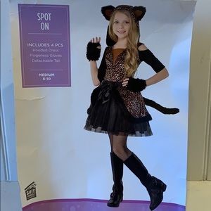 Girls Leopard Halloween Costume